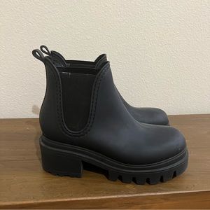 Jeffrey Campbell Cloudy Waterproof Chelsea Rain Boot